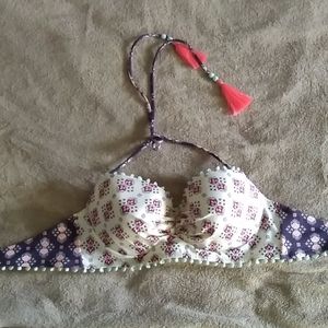 VICTORIA'S SECRET Tassled Underwire Bikini Top